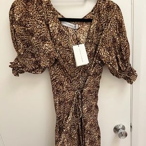 Leopard Print Dress - New with Tags - Faithfull the Brand